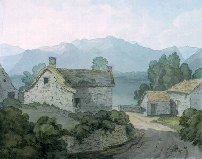 Na Ullswater, Cumberland, 1791 od John White Abbott